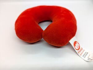 Fiesta Lil Explorers Mini Red Travel Neck Pillow For Your Stuffed Animal Stuffie